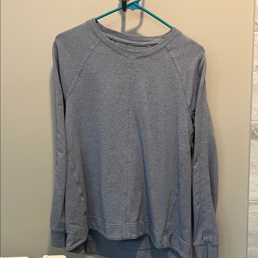 Athleta Womans Light Blue Crewneck Sweater